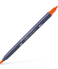 Sketchmarker op alcoholbasis. Marker is voorzien van twee punten: een zachte, flexibele penseelpunt voor grote vlakken en variabele lijndiktes en een finelinerpunt met metalen behuizing (0,6mm) voor contouren en details. Inkt is veegvast, waterbestendig en droogt snel. Hoge dekking door herhaaldelijk aanbrengen van de kleuren en streeploos te blenden. De doppen en de houder zijn gemaakt van 100% gerecycled materiaal en kunnen kleurvariaties vertonen door de productie. Kleur 115 dark cadmium orange.