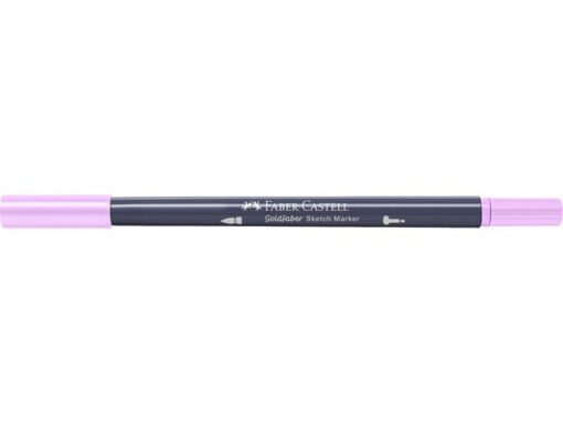 Sketchmarker op alcoholbasis. Marker is voorzien van twee punten: een zachte, flexibele penseelpunt voor grote vlakken en variabele lijndiktes en een finelinerpunt met metalen behuizing (0,6mm) voor contouren en details. Inkt is veegvast, waterbestendig en droogt snel. Hoge dekking door herhaaldelijk aanbrengen van de kleuren en streeploos te blenden. De doppen en de houder zijn gemaakt van 100% gerecycled materiaal en kunnen kleurvariaties vertonen door de productie. Kleur 119 light magenta.