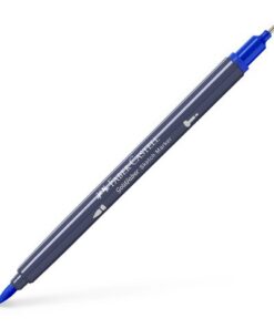Sketchmarker op alcoholbasis. Marker is voorzien van twee punten: een zachte, flexibele penseelpunt voor grote vlakken en variabele lijndiktes en een finelinerpunt met metalen behuizing (0,6mm) voor contouren en details. Inkt is veegvast, waterbestendig en droogt snel. Hoge dekking door herhaaldelijk aanbrengen van de kleuren en streeploos te blenden. De doppen en de houder zijn gemaakt van 100% gerecycled materiaal en kunnen kleurvariaties vertonen door de productie. Kleur 151 helioblue reddish.