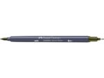 Sketchmarker op alcoholbasis. Marker is voorzien van twee punten: een zachte, flexibele penseelpunt voor grote vlakken en variabele lijndiktes en een finelinerpunt met metalen behuizing (0,6mm) voor contouren en details. Inkt is veegvast, waterbestendig en droogt snel. Hoge dekking door herhaaldelijk aanbrengen van de kleuren en streeploos te blenden. De doppen en de houder zijn gemaakt van 100% gerecycled materiaal en kunnen kleurvariaties vertonen door de productie. Kleur 173 olive green yellowish.