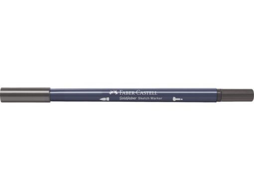 Sketchmarker op alcoholbasis. Marker is voorzien van twee punten: een zachte, flexibele penseelpunt voor grote vlakken en variabele lijndiktes en een finelinerpunt met metalen behuizing (0,6mm) voor contouren en details. Inkt is veegvast, waterbestendig en droogt snel. Hoge dekking door herhaaldelijk aanbrengen van de kleuren en streeploos te blenden. De doppen en de houder zijn gemaakt van 100% gerecycled materiaal en kunnen kleurvariaties vertonen door de productie. Kleur 175 dark sepia.