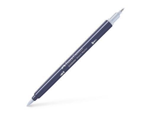 Sketchmarker op alcoholbasis. Marker is voorzien van twee punten: een zachte, flexibele penseelpunt voor grote vlakken en variabele lijndiktes en een finelinerpunt met metalen behuizing (0,6mm) voor contouren en details. Inkt is veegvast, waterbestendig en droogt snel. Hoge dekking door herhaaldelijk aanbrengen van de kleuren en streeploos te blenden. De doppen en de houder zijn gemaakt van 100% gerecycled materiaal en kunnen kleurvariaties vertonen door de productie. Kleur 241 cold grey XI.