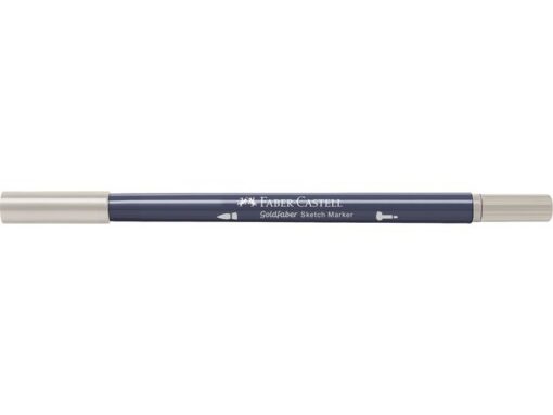 Sketchmarker op alcoholbasis. Marker is voorzien van twee punten: een zachte, flexibele penseelpunt voor grote vlakken en variabele lijndiktes en een finelinerpunt met metalen behuizing (0,6mm) voor contouren en details. Inkt is veegvast, waterbestendig en droogt snel. Hoge dekking door herhaaldelijk aanbrengen van de kleuren en streeploos te blenden. De doppen en de houder zijn gemaakt van 100% gerecycled materiaal en kunnen kleurvariaties vertonen door de productie. Kleur 272 warm grey III.