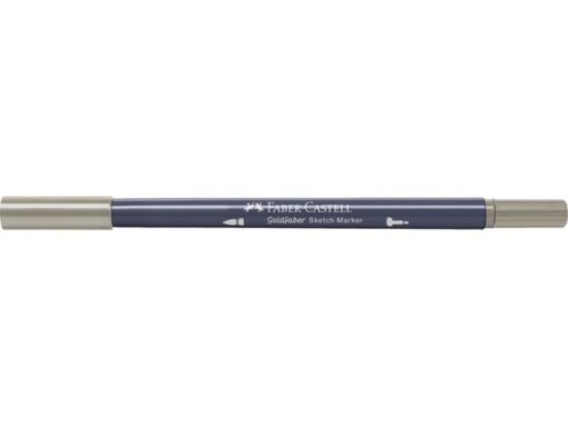 Sketchmarker op alcoholbasis. Marker is voorzien van twee punten: een zachte, flexibele penseelpunt voor grote vlakken en variabele lijndiktes en een finelinerpunt met metalen behuizing (0,6mm) voor contouren en details. Inkt is veegvast, waterbestendig en droogt snel. Hoge dekking door herhaaldelijk aanbrengen van de kleuren en streeploos te blenden. De doppen en de houder zijn gemaakt van 100% gerecycled materiaal en kunnen kleurvariaties vertonen door de productie. Kleur 274 warm grey V.