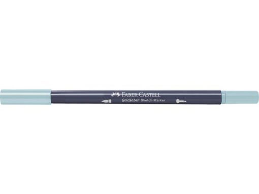 Sketchmarker op alcoholbasis. Marker is voorzien van twee punten: een zachte, flexibele penseelpunt voor grote vlakken en variabele lijndiktes en een finelinerpunt met metalen behuizing (0,6mm) voor contouren en details. Inkt is veegvast, waterbestendig en droogt snel. Hoge dekking door herhaaldelijk aanbrengen van de kleuren en streeploos te blenden. De doppen en de houder zijn gemaakt van 100% gerecycled materiaal en kunnen kleurvariaties vertonen door de productie. Kleur 311 vintage turquoise.