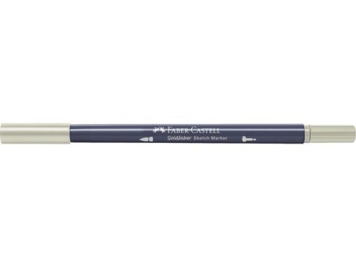 Sketchmarker op alcoholbasis. Marker is voorzien van twee punten: een zachte, flexibele penseelpunt voor grote vlakken en variabele lijndiktes en een finelinerpunt met metalen behuizing (0,6mm) voor contouren en details. Inkt is veegvast, waterbestendig en droogt snel. Hoge dekking door herhaaldelijk aanbrengen van de kleuren en streeploos te blenden. De doppen en de houder zijn gemaakt van 100% gerecycled materiaal en kunnen kleurvariaties vertonen door de productie. Kleur 315 green clay.