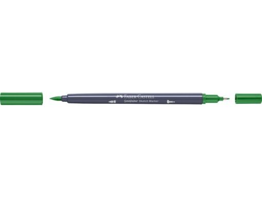 Sketchmarker op alcoholbasis. Marker is voorzien van twee punten: een zachte, flexibele penseelpunt voor grote vlakken en variabele lijndiktes en een finelinerpunt met metalen behuizing (0,6mm) voor contouren en details. Inkt is veegvast, waterbestendig en droogt snel. Hoge dekking door herhaaldelijk aanbrengen van de kleuren en streeploos te blenden. De doppen en de houder zijn gemaakt van 100% gerecycled materiaal en kunnen kleurvariaties vertonen door de productie. Kleur 316 monstera.