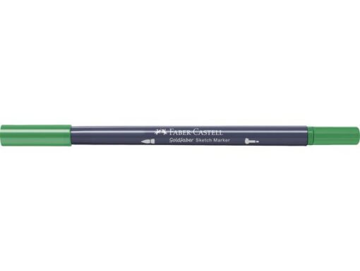 Sketchmarker op alcoholbasis. Marker is voorzien van twee punten: een zachte, flexibele penseelpunt voor grote vlakken en variabele lijndiktes en een finelinerpunt met metalen behuizing (0,6mm) voor contouren en details. Inkt is veegvast, waterbestendig en droogt snel. Hoge dekking door herhaaldelijk aanbrengen van de kleuren en streeploos te blenden. De doppen en de houder zijn gemaakt van 100% gerecycled materiaal en kunnen kleurvariaties vertonen door de productie. Kleur 316 monstera.