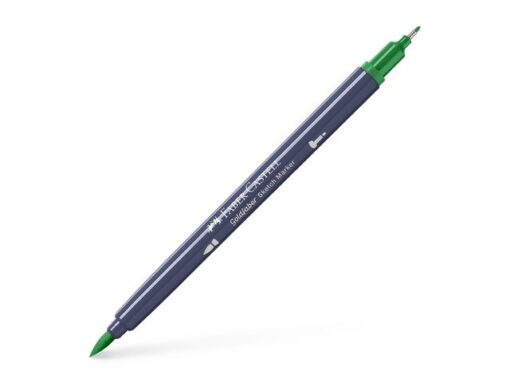 Sketchmarker op alcoholbasis. Marker is voorzien van twee punten: een zachte, flexibele penseelpunt voor grote vlakken en variabele lijndiktes en een finelinerpunt met metalen behuizing (0,6mm) voor contouren en details. Inkt is veegvast, waterbestendig en droogt snel. Hoge dekking door herhaaldelijk aanbrengen van de kleuren en streeploos te blenden. De doppen en de houder zijn gemaakt van 100% gerecycled materiaal en kunnen kleurvariaties vertonen door de productie. Kleur 316 monstera.