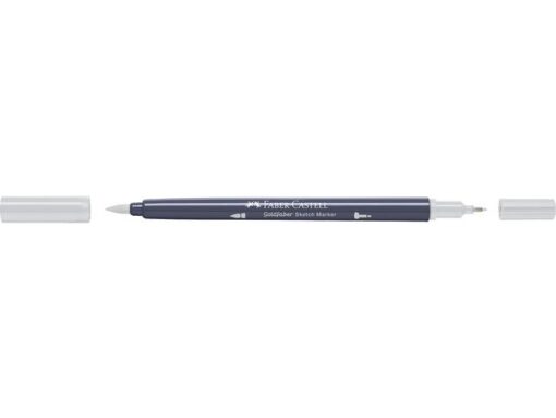 Sketchmarker op alcoholbasis. Marker is voorzien van twee punten: een zachte, flexibele penseelpunt voor grote vlakken en variabele lijndiktes en een finelinerpunt met metalen behuizing (0,6mm) voor contouren en details. Inkt is veegvast, waterbestendig en droogt snel. Hoge dekking door herhaaldelijk aanbrengen van de kleuren en streeploos te blenden. De doppen en de houder zijn gemaakt van 100% gerecycled materiaal en kunnen kleurvariaties vertonen door de productie. Kleur 331 neutral grey I.