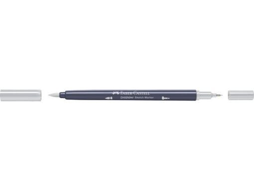 Sketchmarker op alcoholbasis. Marker is voorzien van twee punten: een zachte, flexibele penseelpunt voor grote vlakken en variabele lijndiktes en een finelinerpunt met metalen behuizing (0,6mm) voor contouren en details. Inkt is veegvast, waterbestendig en droogt snel. Hoge dekking door herhaaldelijk aanbrengen van de kleuren en streeploos te blenden. De doppen en de houder zijn gemaakt van 100% gerecycled materiaal en kunnen kleurvariaties vertonen door de productie. Kleur 332 neutral grey II.
