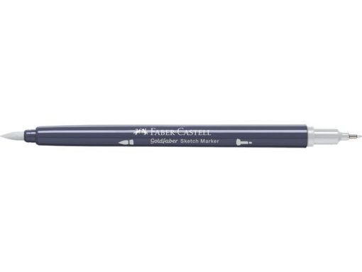 Sketchmarker op alcoholbasis. Marker is voorzien van twee punten: een zachte, flexibele penseelpunt voor grote vlakken en variabele lijndiktes en een finelinerpunt met metalen behuizing (0,6mm) voor contouren en details. Inkt is veegvast, waterbestendig en droogt snel. Hoge dekking door herhaaldelijk aanbrengen van de kleuren en streeploos te blenden. De doppen en de houder zijn gemaakt van 100% gerecycled materiaal en kunnen kleurvariaties vertonen door de productie. Kleur 332 neutral grey II.
