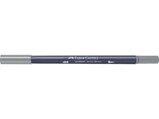 Sketchmarker op alcoholbasis. Marker is voorzien van twee punten: een zachte, flexibele penseelpunt voor grote vlakken en variabele lijndiktes en een finelinerpunt met metalen behuizing (0,6mm) voor contouren en details. Inkt is veegvast, waterbestendig en droogt snel. Hoge dekking door herhaaldelijk aanbrengen van de kleuren en streeploos te blenden. De doppen en de houder zijn gemaakt van 100% gerecycled materiaal en kunnen kleurvariaties vertonen door de productie. Kleur 333 neutral grey III.