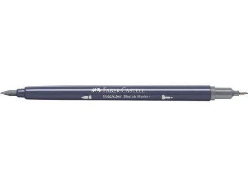 Sketchmarker op alcoholbasis. Marker is voorzien van twee punten: een zachte, flexibele penseelpunt voor grote vlakken en variabele lijndiktes en een finelinerpunt met metalen behuizing (0,6mm) voor contouren en details. Inkt is veegvast, waterbestendig en droogt snel. Hoge dekking door herhaaldelijk aanbrengen van de kleuren en streeploos te blenden. De doppen en de houder zijn gemaakt van 100% gerecycled materiaal en kunnen kleurvariaties vertonen door de productie. Kleur 333 neutral grey III.