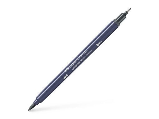 Sketchmarker op alcoholbasis. Marker is voorzien van twee punten: een zachte, flexibele penseelpunt voor grote vlakken en variabele lijndiktes en een finelinerpunt met metalen behuizing (0,6mm) voor contouren en details. Inkt is veegvast, waterbestendig en droogt snel. Hoge dekking door herhaaldelijk aanbrengen van de kleuren en streeploos te blenden. De doppen en de houder zijn gemaakt van 100% gerecycled materiaal en kunnen kleurvariaties vertonen door de productie. Kleur 334 cold grey IV.