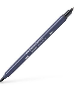 Sketchmarker op alcoholbasis. Marker is voorzien van twee punten: een zachte, flexibele penseelpunt voor grote vlakken en variabele lijndiktes en een finelinerpunt met metalen behuizing (0,6mm) voor contouren en details. Inkt is veegvast, waterbestendig en droogt snel. Hoge dekking door herhaaldelijk aanbrengen van de kleuren en streeploos te blenden. De doppen en de houder zijn gemaakt van 100% gerecycled materiaal en kunnen kleurvariaties vertonen door de productie. Kleur 335 neutral grey V.