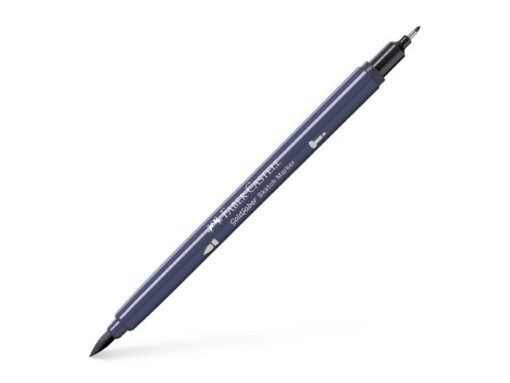 Sketchmarker op alcoholbasis. Marker is voorzien van twee punten: een zachte, flexibele penseelpunt voor grote vlakken en variabele lijndiktes en een finelinerpunt met metalen behuizing (0,6mm) voor contouren en details. Inkt is veegvast, waterbestendig en droogt snel. Hoge dekking door herhaaldelijk aanbrengen van de kleuren en streeploos te blenden. De doppen en de houder zijn gemaakt van 100% gerecycled materiaal en kunnen kleurvariaties vertonen door de productie. Kleur 335 neutral grey V.