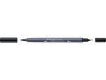 Sketchmarker op alcoholbasis. Marker is voorzien van twee punten: een zachte, flexibele penseelpunt voor grote vlakken en variabele lijndiktes en een finelinerpunt met metalen behuizing (0,6mm) voor contouren en details. Inkt is veegvast, waterbestendig en droogt snel. Hoge dekking door herhaaldelijk aanbrengen van de kleuren en streeploos te blenden. De doppen en de houder zijn gemaakt van 100% gerecycled materiaal en kunnen kleurvariaties vertonen door de productie. Kleur 336 neutral grey VI.