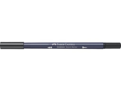 Sketchmarker op alcoholbasis. Marker is voorzien van twee punten: een zachte, flexibele penseelpunt voor grote vlakken en variabele lijndiktes en een finelinerpunt met metalen behuizing (0,6mm) voor contouren en details. Inkt is veegvast, waterbestendig en droogt snel. Hoge dekking door herhaaldelijk aanbrengen van de kleuren en streeploos te blenden. De doppen en de houder zijn gemaakt van 100% gerecycled materiaal en kunnen kleurvariaties vertonen door de productie. Kleur 336 neutral grey VI.