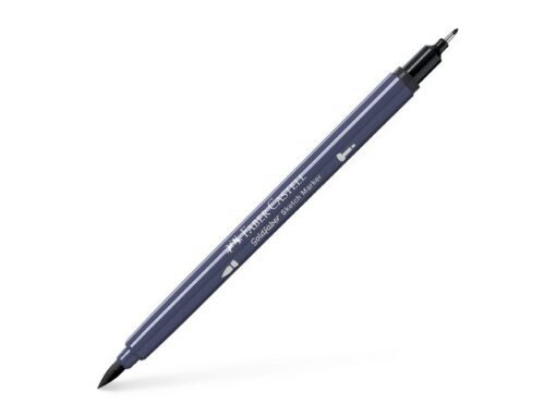 Sketchmarker op alcoholbasis. Marker is voorzien van twee punten: een zachte, flexibele penseelpunt voor grote vlakken en variabele lijndiktes en een finelinerpunt met metalen behuizing (0,6mm) voor contouren en details. Inkt is veegvast, waterbestendig en droogt snel. Hoge dekking door herhaaldelijk aanbrengen van de kleuren en streeploos te blenden. De doppen en de houder zijn gemaakt van 100% gerecycled materiaal en kunnen kleurvariaties vertonen door de productie. Kleur 336 neutral grey VI.