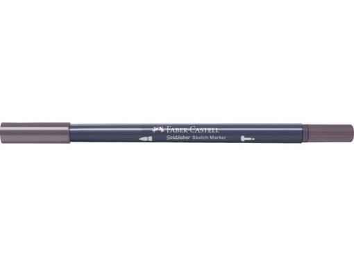 Sketchmarker op alcoholbasis. Marker is voorzien van twee punten: een zachte, flexibele penseelpunt voor grote vlakken en variabele lijndiktes en een finelinerpunt met metalen behuizing (0,6mm) voor contouren en details. Inkt is veegvast, waterbestendig en droogt snel. Hoge dekking door herhaaldelijk aanbrengen van de kleuren en streeploos te blenden. De doppen en de houder zijn gemaakt van 100% gerecycled materiaal en kunnen kleurvariaties vertonen door de productie. Kleur 347 dusty mauve.