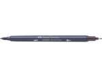 Sketchmarker op alcoholbasis. Marker is voorzien van twee punten: een zachte, flexibele penseelpunt voor grote vlakken en variabele lijndiktes en een finelinerpunt met metalen behuizing (0,6mm) voor contouren en details. Inkt is veegvast, waterbestendig en droogt snel. Hoge dekking door herhaaldelijk aanbrengen van de kleuren en streeploos te blenden. De doppen en de houder zijn gemaakt van 100% gerecycled materiaal en kunnen kleurvariaties vertonen door de productie. Kleur 347 dusty mauve.