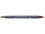Sketchmarker op alcoholbasis. Marker is voorzien van twee punten: een zachte, flexibele penseelpunt voor grote vlakken en variabele lijndiktes en een finelinerpunt met metalen behuizing (0,6mm) voor contouren en details. Inkt is veegvast, waterbestendig en droogt snel. Hoge dekking door herhaaldelijk aanbrengen van de kleuren en streeploos te blenden. De doppen en de houder zijn gemaakt van 100% gerecycled materiaal en kunnen kleurvariaties vertonen door de productie. Kleur 378 mahogany.