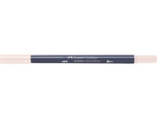 Sketchmarker op alcoholbasis. Marker is voorzien van twee punten: een zachte, flexibele penseelpunt voor grote vlakken en variabele lijndiktes en een finelinerpunt met metalen behuizing (0,6mm) voor contouren en details. Inkt is veegvast, waterbestendig en droogt snel. Hoge dekking door herhaaldelijk aanbrengen van de kleuren en streeploos te blenden. De doppen en de houder zijn gemaakt van 100% gerecycled materiaal en kunnen kleurvariaties vertonen door de productie. Kleur 382 dull beige red.