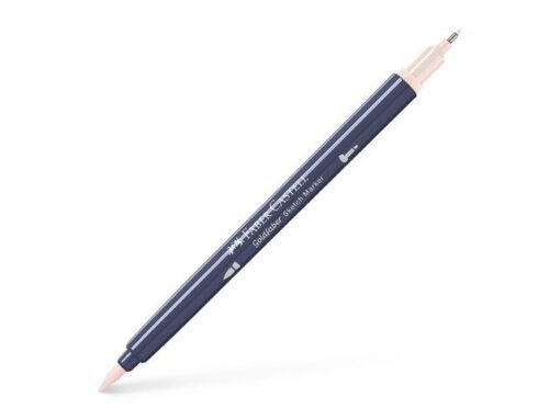 Sketchmarker op alcoholbasis. Marker is voorzien van twee punten: een zachte, flexibele penseelpunt voor grote vlakken en variabele lijndiktes en een finelinerpunt met metalen behuizing (0,6mm) voor contouren en details. Inkt is veegvast, waterbestendig en droogt snel. Hoge dekking door herhaaldelijk aanbrengen van de kleuren en streeploos te blenden. De doppen en de houder zijn gemaakt van 100% gerecycled materiaal en kunnen kleurvariaties vertonen door de productie. Kleur 382 dull beige red.