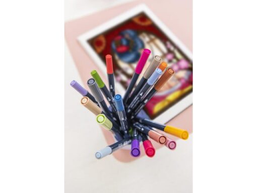Sketchmarker Faber-Castell Goldfaber etui 12 stuks op       alcoholbasis