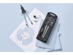 Snelverstelpasser Faber-Castell display 15x Faber-Castell   Grip trend assorti kleur  sky blue, zwart, zilver