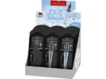 Snelverstelpasser Faber-Castell display 15x Faber-Castell   Grip trend assorti kleur  sky blue, zwart, zilver