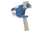 Tape dispenser Raadhuis met 2 rollen transparant PP tape    48mmx66m low noise