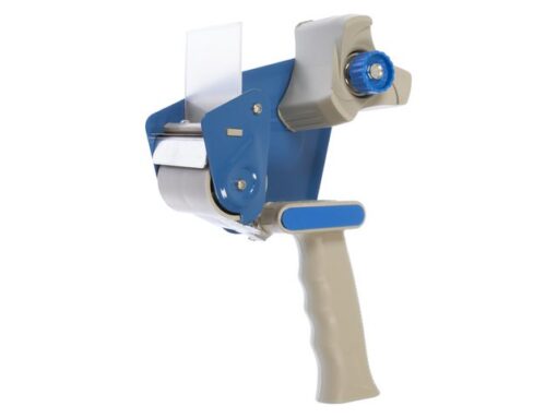Tape dispenser Raadhuis met 2 rollen transparant PP tape    48mmx66m low noise