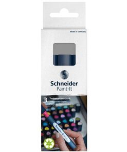 schrijven of kleuren. De ergonomische penvorm zorgt voor voor ontspannen gebruik. De Twinmarker houders zijn gemaakt van >92%* gerecycled plastic. In het algemeen bespaart het gebruik van gerecycled plastic >80% CO2-uitstoot in vergelijking met conventioneel plastic. Inhoud 3 stuks.