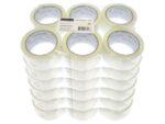 Verpakkingstape Raadhuis PP 48mmx66m transparant low noise  doos a 36 rol
