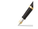 Vulpen SHEAFFER Sagaris E9475 M Glossy black chrome cap     gold trims
