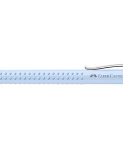 Vulptlood Grip 2010 zorgt voor uren onvermoeibaar schrijven dankzij de ergonomische driehoekige vorm en het uitgebalanceerde gewicht. Het vulpotlood is voorzien van breukvaste stift voor het beste schrijfresultaat. Schrijfbreedte: 0.7mm. Het potlood beschikt over een extra lange gum, verborgen onder de dop. De soft-gripzone zorgt voor een veilige en slipvrije grip. Het potlood kan worden nagevuld met potloodstiften en gummen. Kleur sky blue.