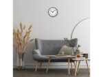 Wandklok nXt Robust dia 25,5cm zwart/wit kunststof