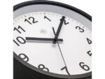 Wandklok nXt Robust dia 25,5cm zwart/wit kunststof