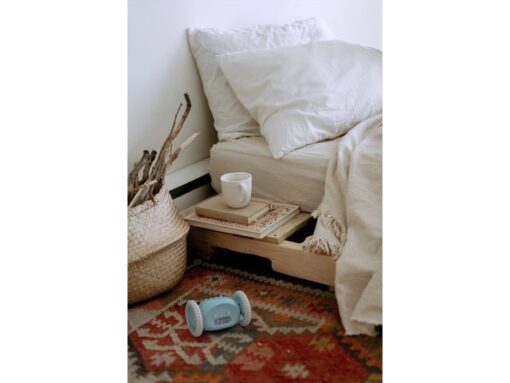Wekker Clocky blauw
