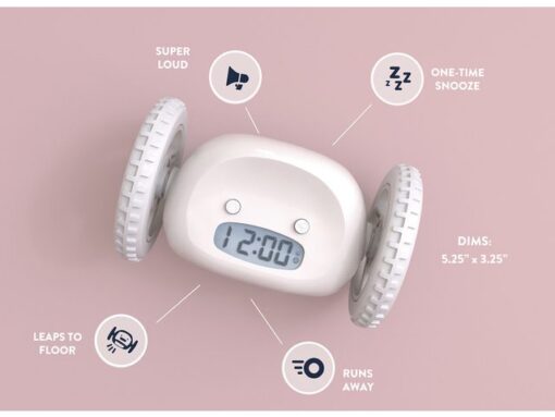 Wekker Clocky wit