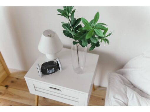 Wekker Clocky zwart