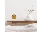 Wekker Nextime Berlin Table 14x13 cm geel metaal