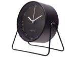 Wekker Nextime Berlin Table 14x13 cm zwart metaal