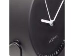 Wekker Nextime Berlin Table 14x13 cm zwart metaal