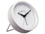 Wekker Nextime Small 9 cm wit