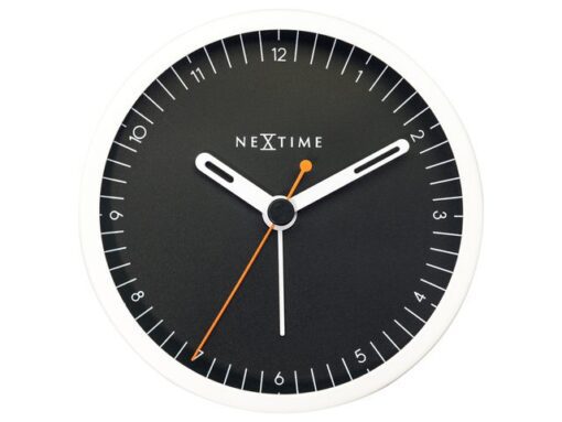Wekker Nextime Small 9 cm zwart