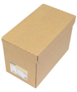 een lijmlaag die met een papieren strook is afgedekt. Na het verwijderen van de strook en het aandrukken van de klep is de envelop permanent gesloten. Formaat 229x324mm