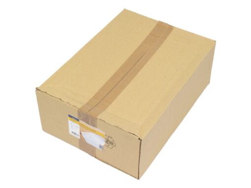 Bordrug envelop Raadhuis 262x371mm EB4 wit met plakstrip    doos a 100 stuks